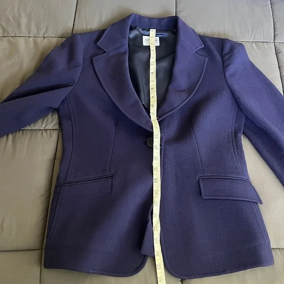 Armani Collezioni Dark Purple Women's Blazer - Picture 4 of 11
